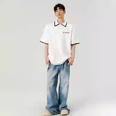 LA'T.WEEKEND cleanfitLogoPolo