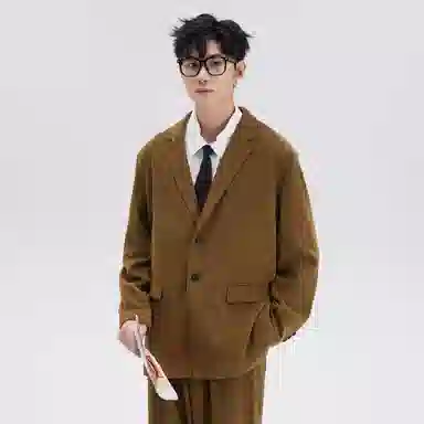 LA'T.WEEKEND Corduroy Blazer