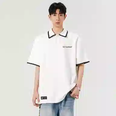 LA'T.WEEKEND cleanfitLogoPolo