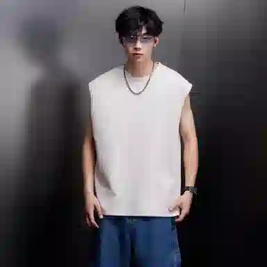 LA'T.WEEKEND Devil Smile Sleeveless Vest