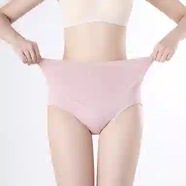 二三二三 高腰抗菌薄款不卷边高弹不勒腰内裤 女款 组合装