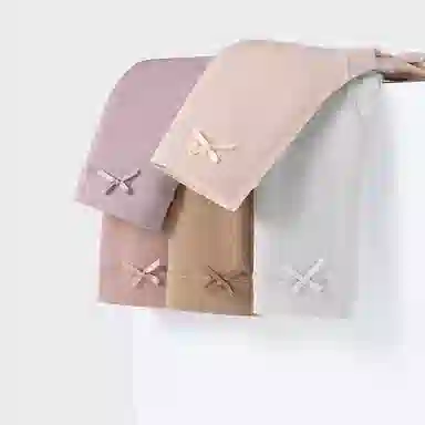 二三二三 纯色轻薄透气不卡档不夹臀无痕舒适亲肤柔软吸湿排汗三角裤防夹臀设计不卷边复古简约时尚百搭内裤 女款 组合装