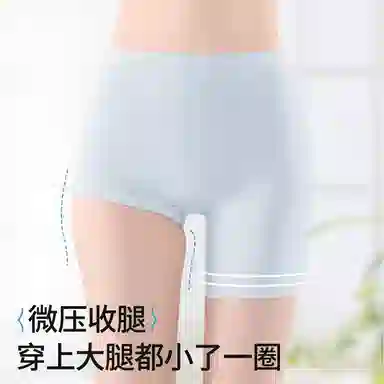 二三二三 小清新无痕亲肤柔软舒适透气不夹臀不闷汗日常百搭简约平角内裤 女款
