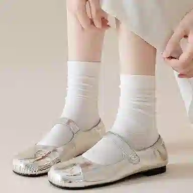 二三二三 吸湿排汗透气显瘦百搭精致可爱中筒袜 女款 组合装