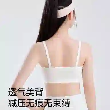 二三二三 运动聚拢有型防下垂亲肤柔软无痕侧收副乳抗菌松弛感美背简约日常无钢圈可调节肩带文胸 女款