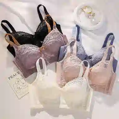 二三二三 全罩杯防下垂薄款大胸显小胸大码聚拢防下垂胸罩超薄文胸 女款