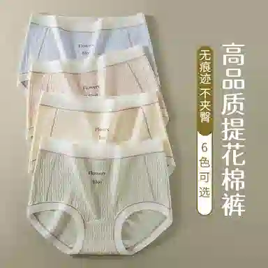 二三二三 抗菌裆性感透气大码三角内裤 女款 组合装