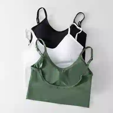 二三二三 无痕内穿外搭美背一片式聚拢无钢圈防走光抹胸薄吊带 女款