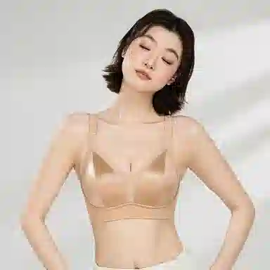 二三二三 透气吸汗聚拢抑菌防下垂亲肤柔软舒适侧收副乳纯色时尚百搭日常通勤文胸 女款