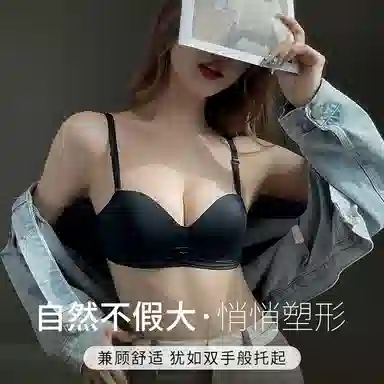 二三二三 聚拢提拉上托亲肤软支撑纯色简约文胸 女款