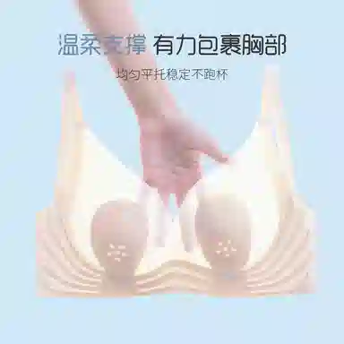 二三二三 无痕薄款收副乳防下垂无钢圈文胸 女款