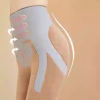 二三二三 纯色加绒加厚鲨鱼可外穿高腰打底收腹提臀保暖修身时尚休闲塑身鲨鱼裤 女款 黑色