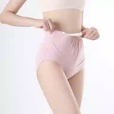 二三二三 高腰抗菌薄款不卷边高弹不勒腰内裤 女款 组合装