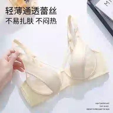 二三二三 豹纹性感蕾丝纯欲内衣亲肤柔软抑菌舒适透气不闷汗聚拢防下垂收副乳胸罩时尚百搭可调节肩带文胸 女款