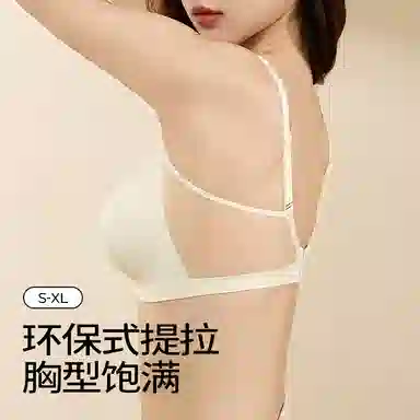 二三二三 亲肤柔软无痕舒适透气吸汗聚拢防下垂侧收副乳美背简约百搭文胸 女款