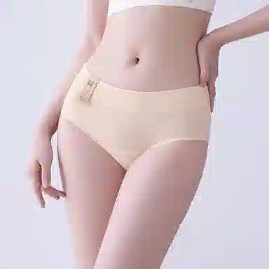 二三二三 抗菌裆部亲肤柔软舒适不卡档吸湿排汗不勒肉三角裤无痕透气百搭时尚不夹臀纯色时尚百搭潮流提花内裤 女款 组合装