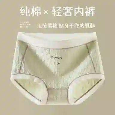 二三二三 抗菌裆性感透气大码三角内裤 女款 组合装