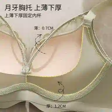 二三二三 法式蕾丝优雅纯欲内衣亲肤柔软聚拢防下垂舒适透气吸汗抑菌侧收副乳胸罩性感时尚百搭可调节肩带文胸  女款