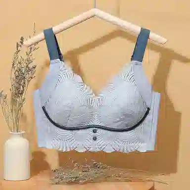 二三二三 美背速干吸汗清爽排湿文胸抗菌内衬速干面料柔软亲肤舒适蕾丝百搭聚拢内衣 女款