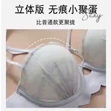 二三二三 蕾丝小胸聚拢半杯显大防下垂收副乳文胸 女款