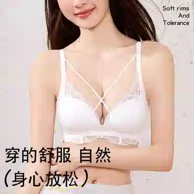 二三二三 透气吸汗聚拢防下垂胸罩亲肤柔软舒适侧收副乳内衣文胸 女款