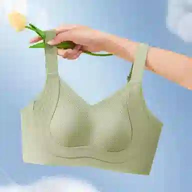 二三二三 日常简约隐形无痕舒适提拉聚拢防下垂内衣透气柔软亲肤妈生感美背时尚百搭无钢圈可调节肩带文胸 女款