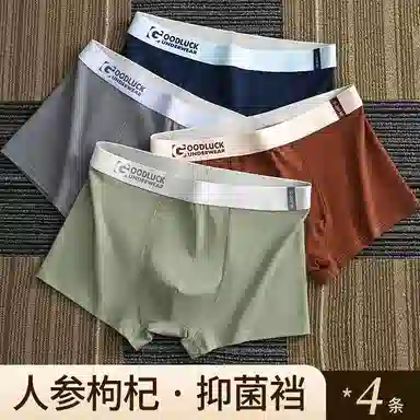 二三二三 纯色字母腰带舒适柔软短裤简约中腰透气亲肤无痕贴身裤日常通勤跑步爬山健身骑行平角内裤 男款