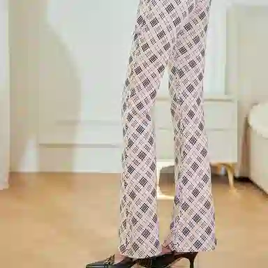 二三二三 加绒蚕丝微喇裤高腰休闲芭比鲨鱼拉链收腹提臀纯色塑身鲨鱼裤 女款 黑色