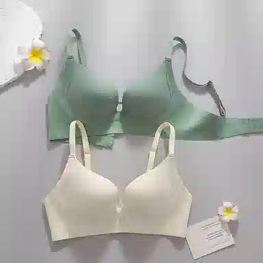 二三二三 聚拢提拉上托不空杯亲肤舒适侧收副乳无钢圈软支撑纯色时尚百搭穿搭性感纯欲文胸 女款