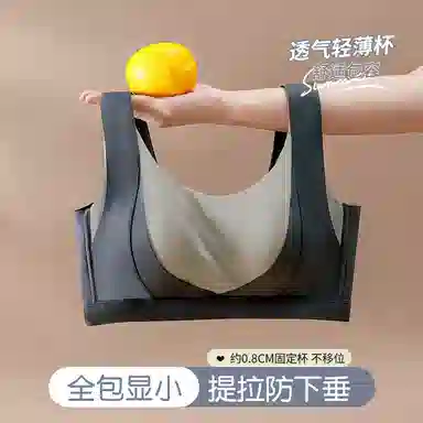 二三二三 跑步防震薄款聚拢背心搭扣式大胸显小胸收副乳文胸 女款