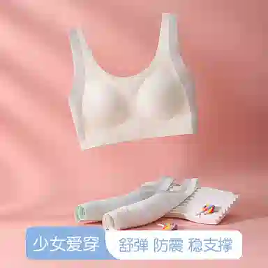 二三二三 无痕提拉防震美背亲肤抗菌舒适柔软无钢圈高弹简约时尚百搭文胸 女款