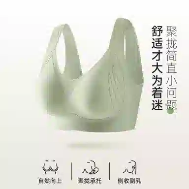 二三二三 小胸聚拢显大防走光软支撑无钢圈收副乳防下垂提拉无痕文胸 女款