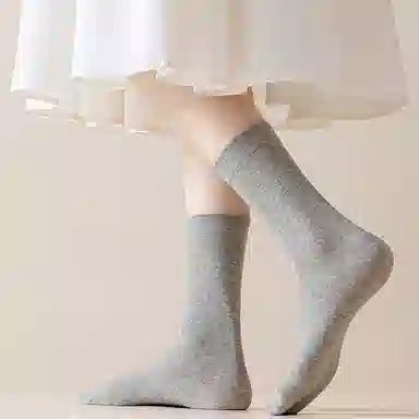 二三二三 吸湿排汗透气显瘦百搭精致可爱中筒袜 女款 组合装