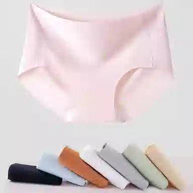 二三二三 无痕抗菌中腰薄款不夹臀隐形内裤 女款 组合装