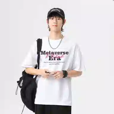 VniVerseVClub Retro Letter Print Tee