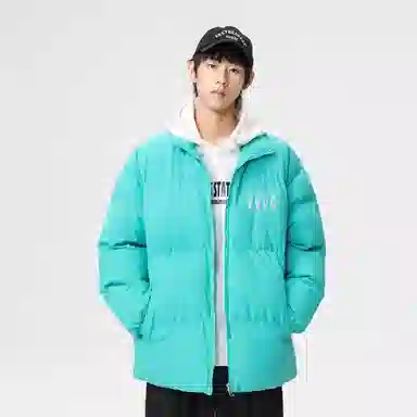 VniVerseVClub Planet Letter Puffer Jacket