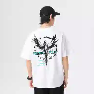 VniVerseVClub Loose Fit Crew Neck T-Shirt