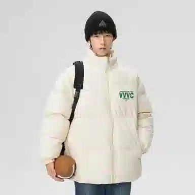 VniVerseVClub Planet Letter Puffer Jacket