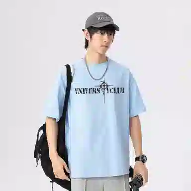 VniVerseVClub Loose Fit Crew Neck T-Shirt