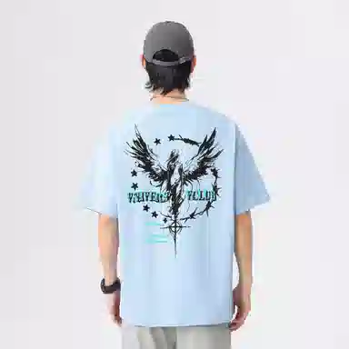 VniVerseVClub Loose Fit Crew Neck T-Shirt