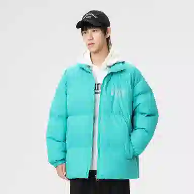 VniVerseVClub Planet Letter Puffer Jacket