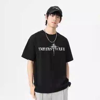 VniVerseVClub Loose Fit Crew Neck T-Shirt