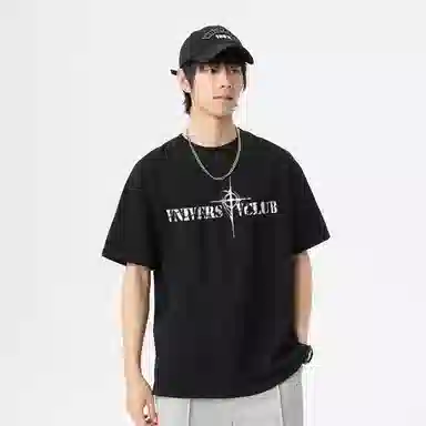 VniVerseVClub Loose Fit Crew Neck T-Shirt