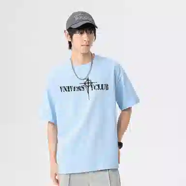 VniVerseVClub Loose Fit Crew Neck T-Shirt