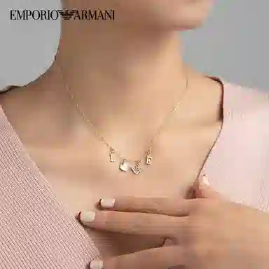 Armani Love Pendant Necklace