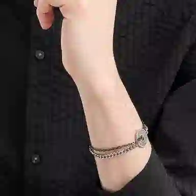 Armani Double Chain Bracelet