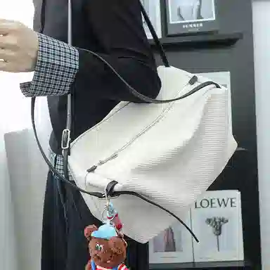 轩玺 日系简约纯色百搭 牛津布 单肩包 女款 多色