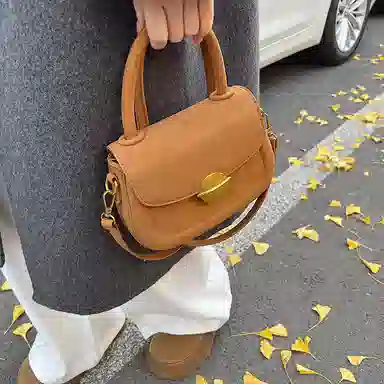 轩玺 复古小众质感百搭 麂皮 单肩包斜挎包手提包 常规 女款 多色