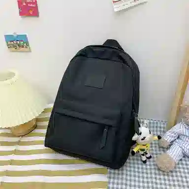 轩玺 纯色简约休闲百搭 尼龙 双肩包书包背包 女款 多色