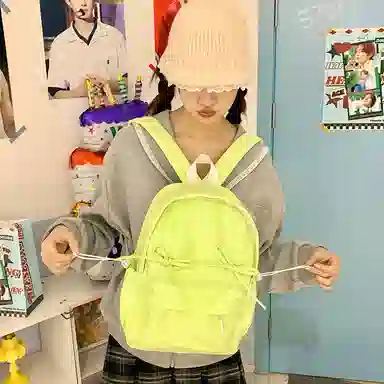 轩玺 百搭个性 牛津布 双肩包 女款 黑色